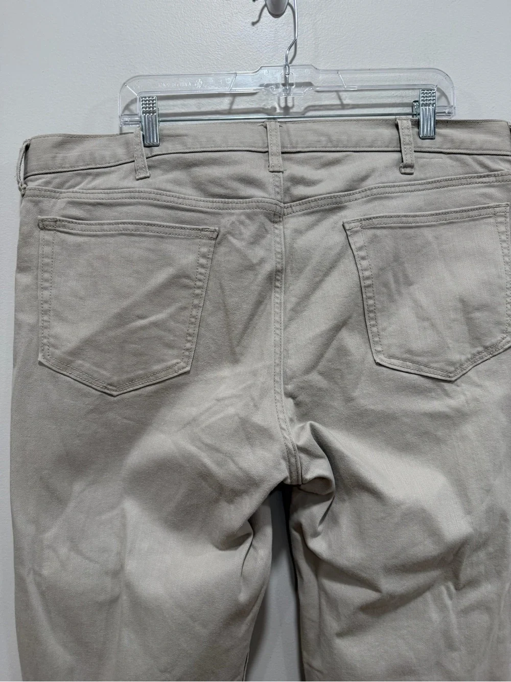 Banana Republic Slim Fit Beige Denim Jeans Men’s Stretch Cotton Pants 38x32